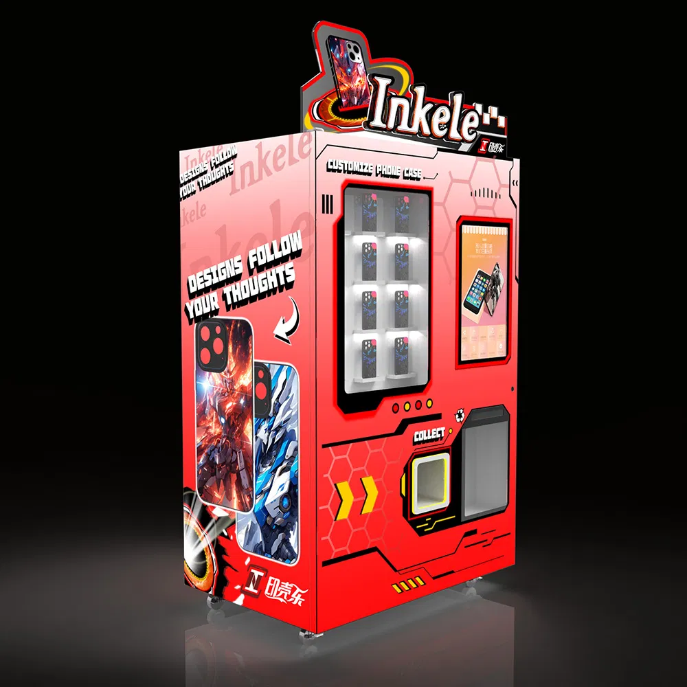 OEM DIY Customized 3D UV Printer Commercial Full Automatic Print Cell Phone Case Slef Printing Vending Machine