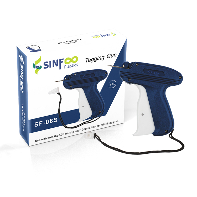 Пистолет для крепления бирок Sinfoo SF-08S-3, синий