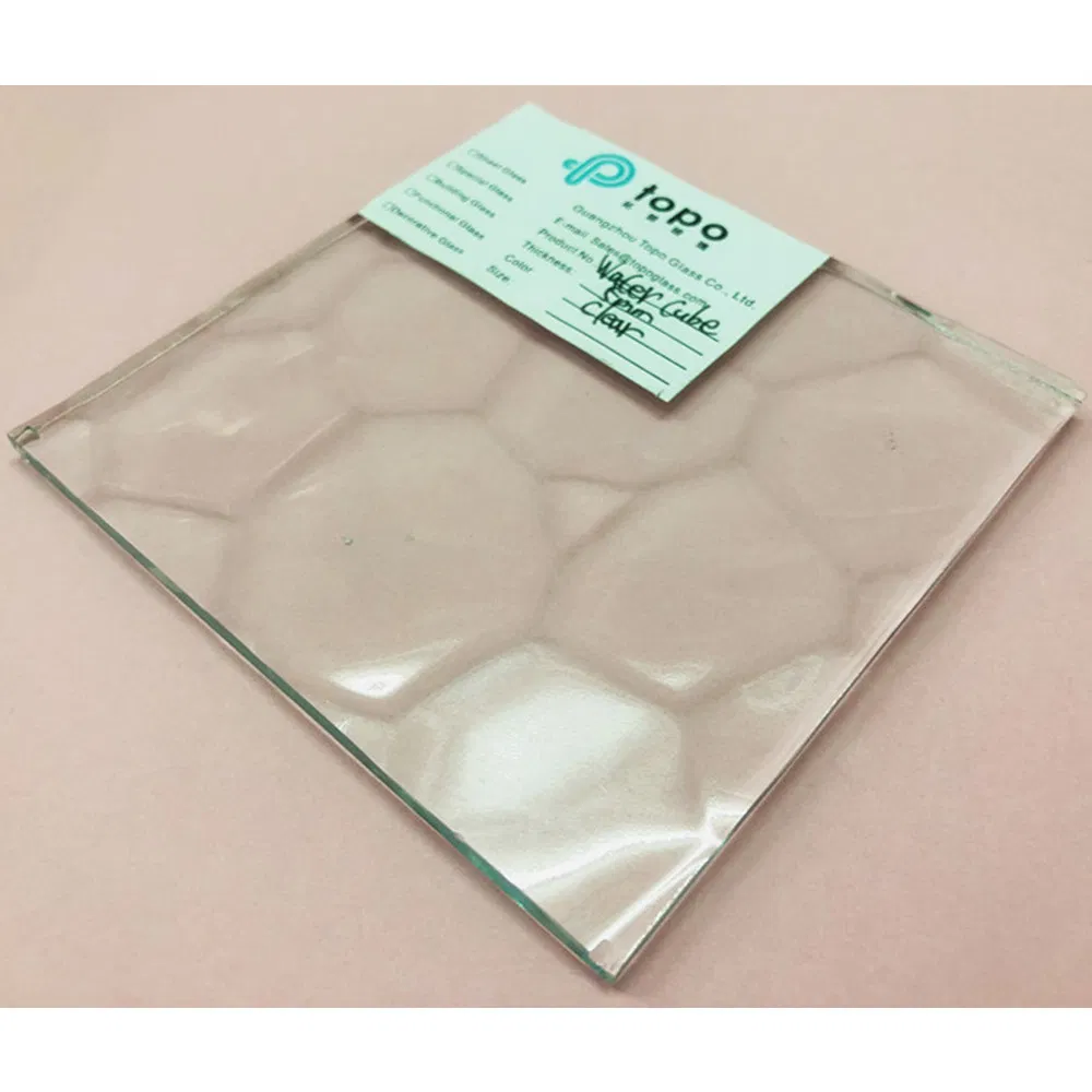Translucent Step Perspective Water Cube Glass for Door Glass (CP-TP)