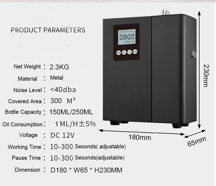 Automatic Best Essential Oil Room Fragrance Home Scented Oil Diffuser Mobile APP Aroma Diffuser