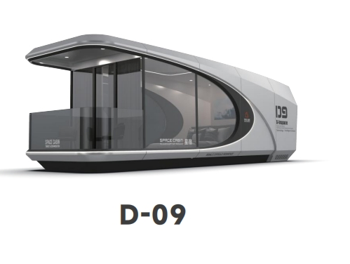 D9 China Factory Hot Sale Mobile Portable Movable Cabin Hotel Container Home Space Capsule House for Glamping Travelling Resorts