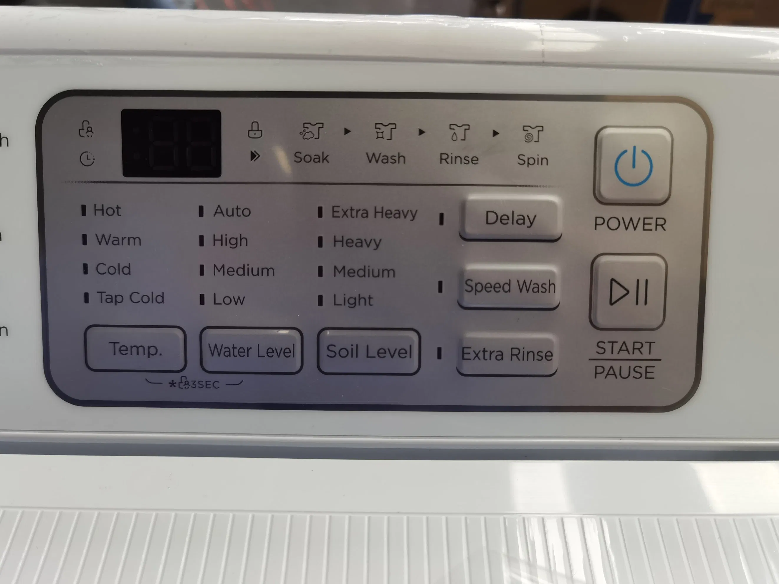 4.4cuft Transparent Door Top Loading Washing Machine Clothes for Us Market