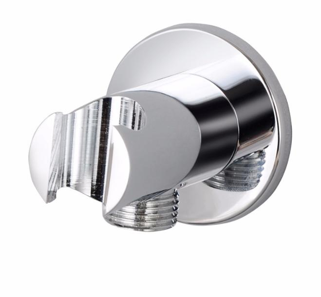 Round Brass Hand Shower Holder Chromed