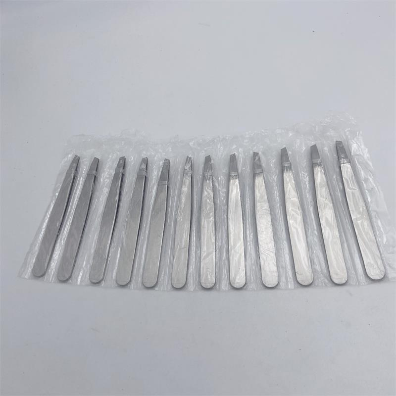 Straight Tip Tweezers for Eyelash Extension with Sanding Finish for Brazil Market