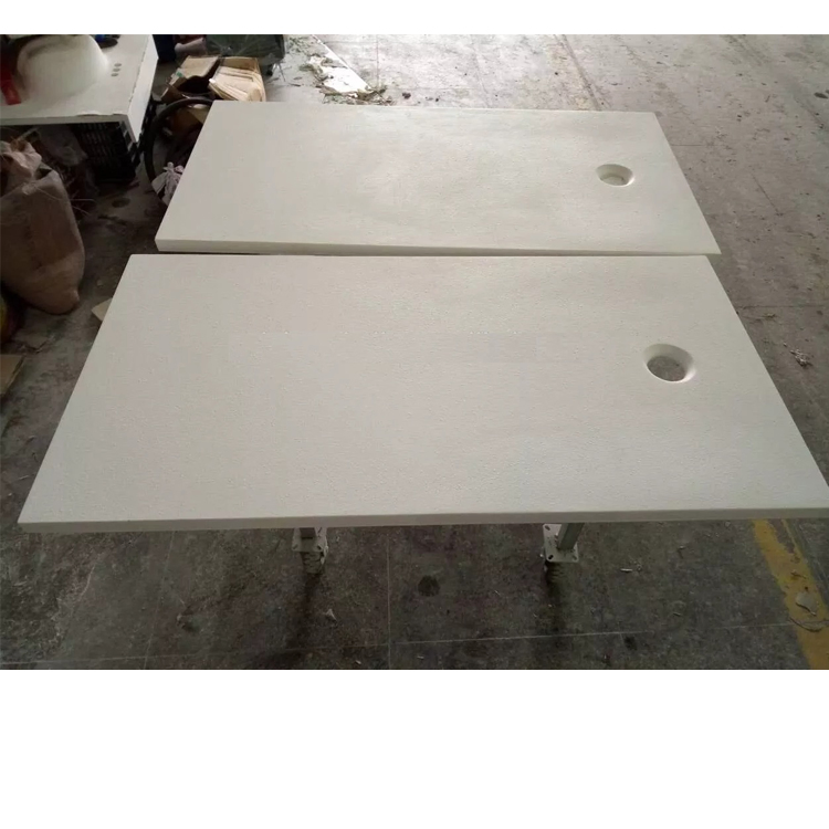Roll-in Pan 36''x60''x1.5'' Cast Marble Matt Texture Ada Cultured Marble Shower Pan