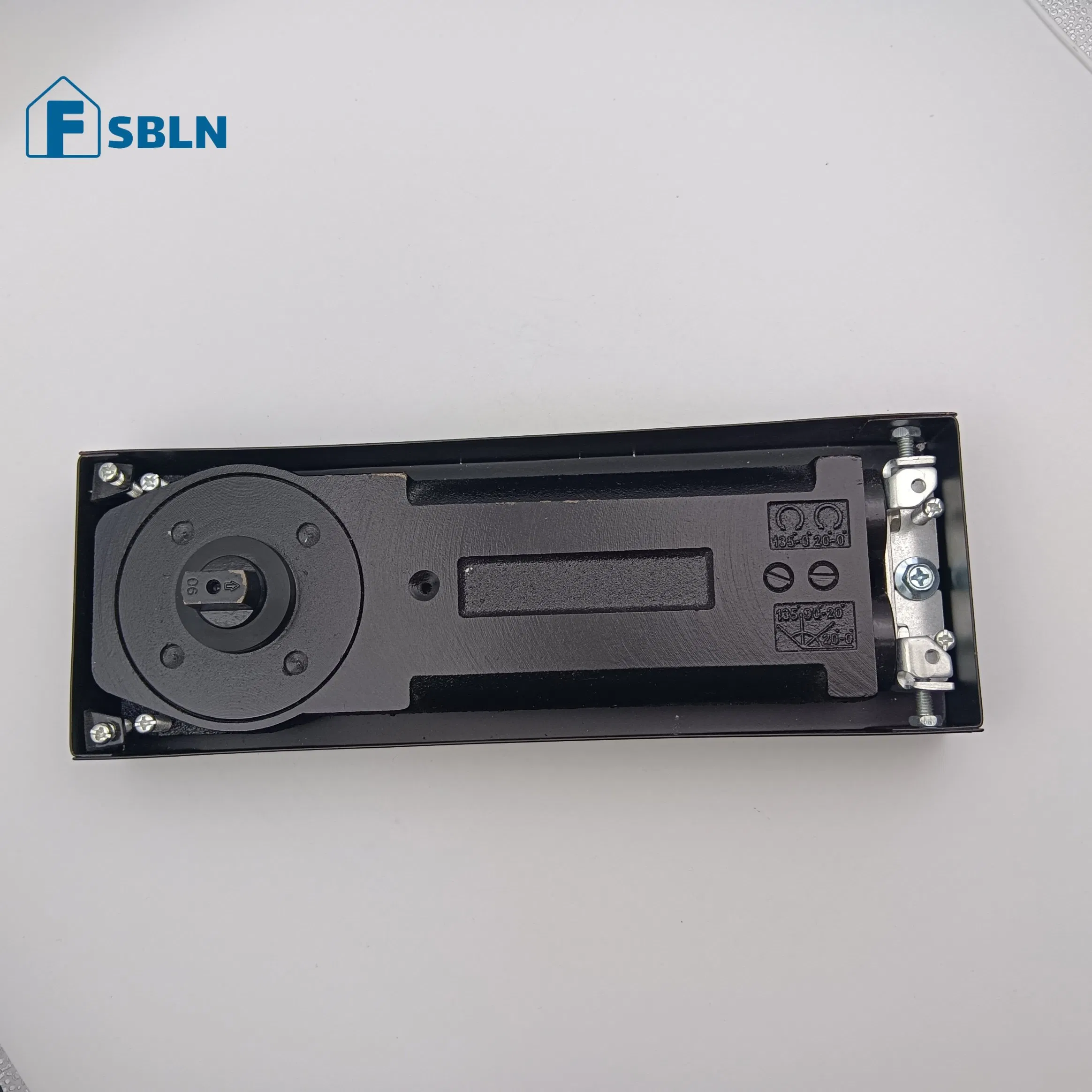 Heavy Duty Floor Spring 300kg Glass Door Closer Double Cylinder Floor Hinge