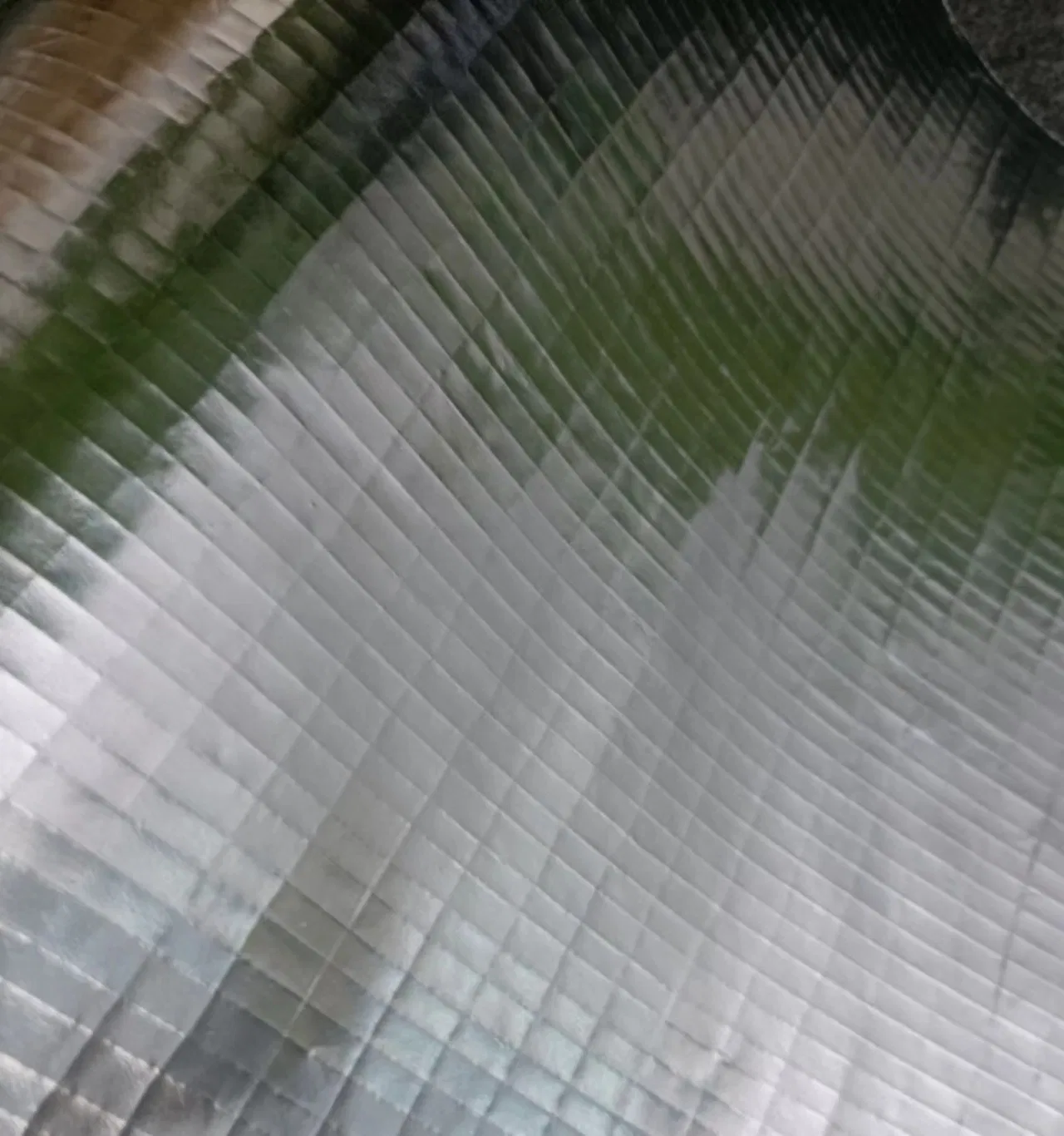 Perforated Aluminum Foil Insulation Woven Fabric Roof Insulation with Blue PE Coating