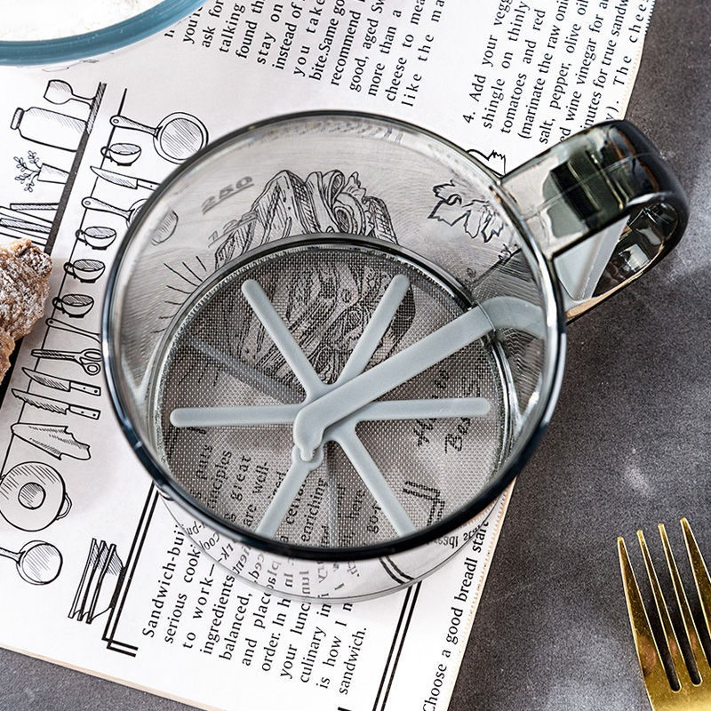 Food-Grade Stainless Steel Flour Sifter with Fine Mesh Easy to Hold Clean Ideal for Home Bakers Baking Cake Cookie Kitchen Dining Tool