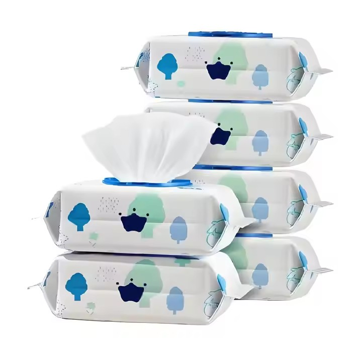 Non Woven Individually Wrapped Custom Antibacterial Disposable Wet Tissue Wipes
