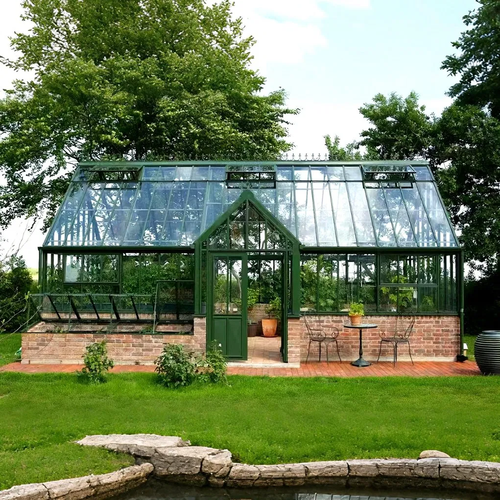 Timeless Refined Metal Frame High Grade Outdoor Garden Sunroom for Yard Leisure