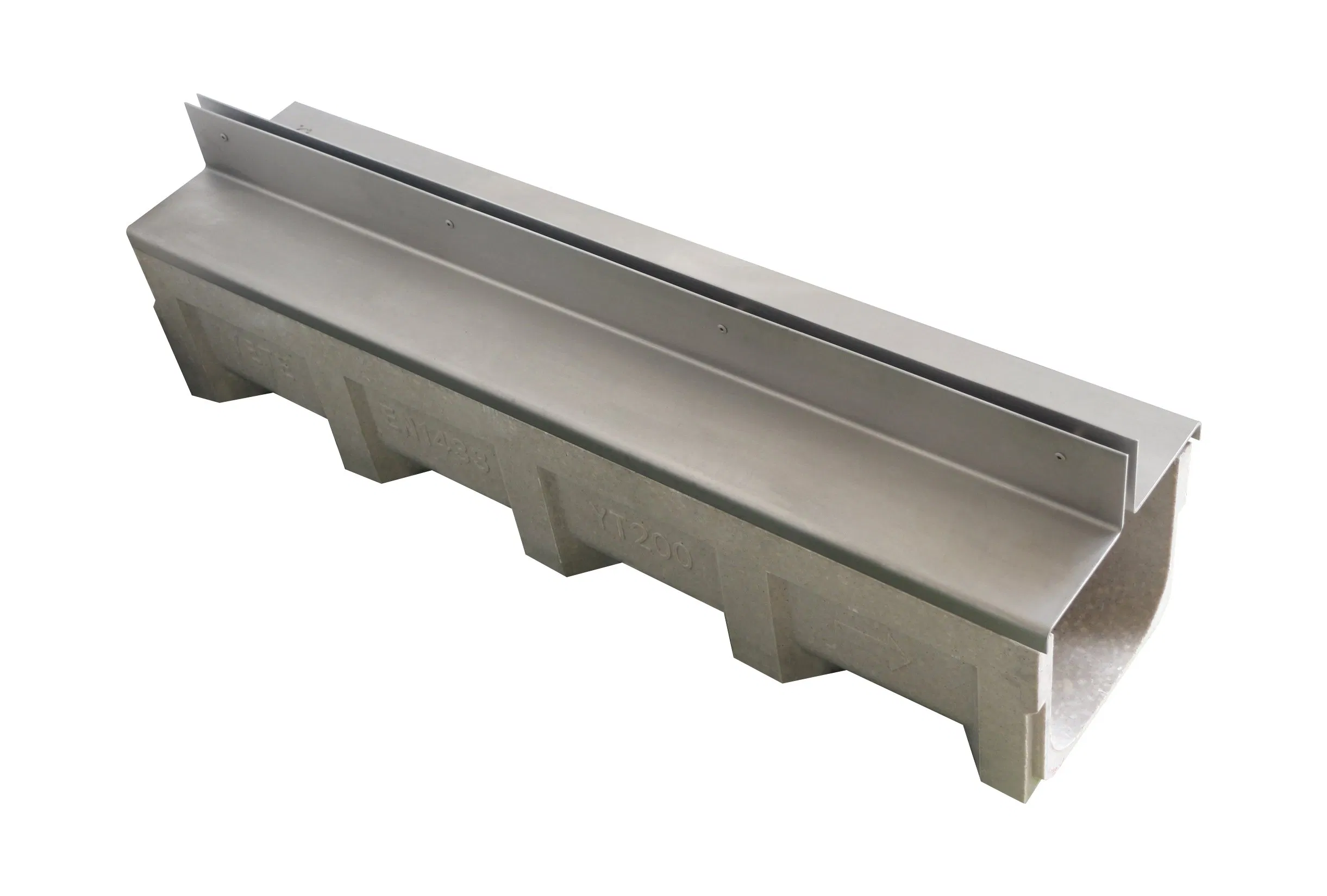 Polymer Concrete Rain Water Drainage with Stainless Steel Slot Cover for Pool