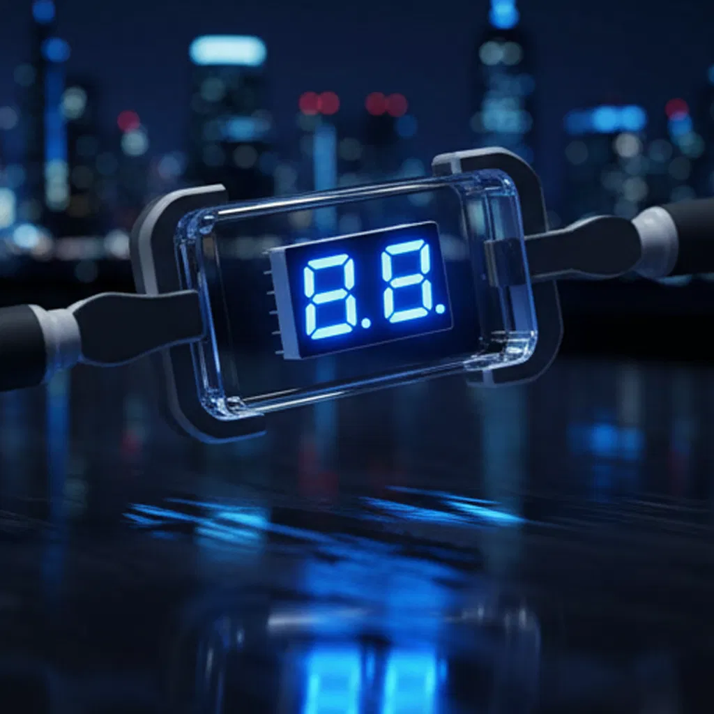 7mm 2-Digit Blue 7-Segment LED Display, Common Cathode