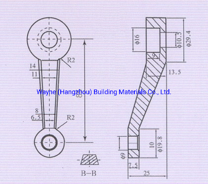 120mm Stainless Steel Spider with One Long Arm, Glass Spider, Curtain Wall Hardware
