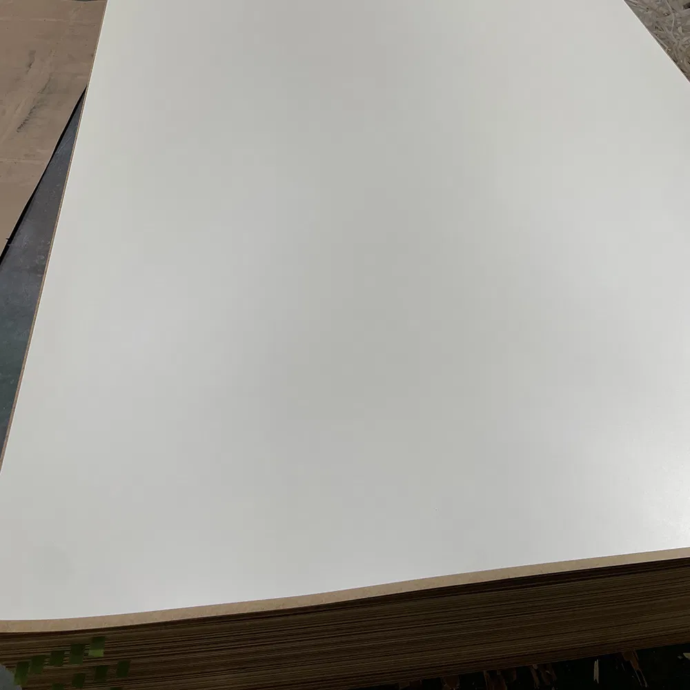 Dr-Lvp002 Decorative Melamine Faced Veneer Dr-Lvp002 off White Melamine Paper Pasted Recon Veneer