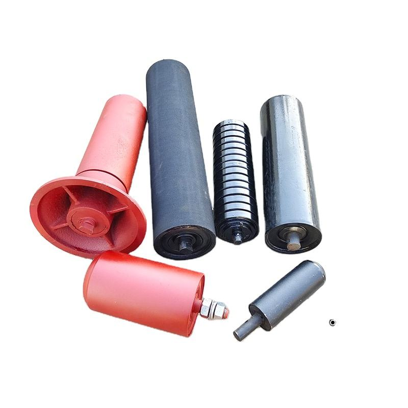 China Supplier System Idler Parts for Belt Rubber Conveyor Roller