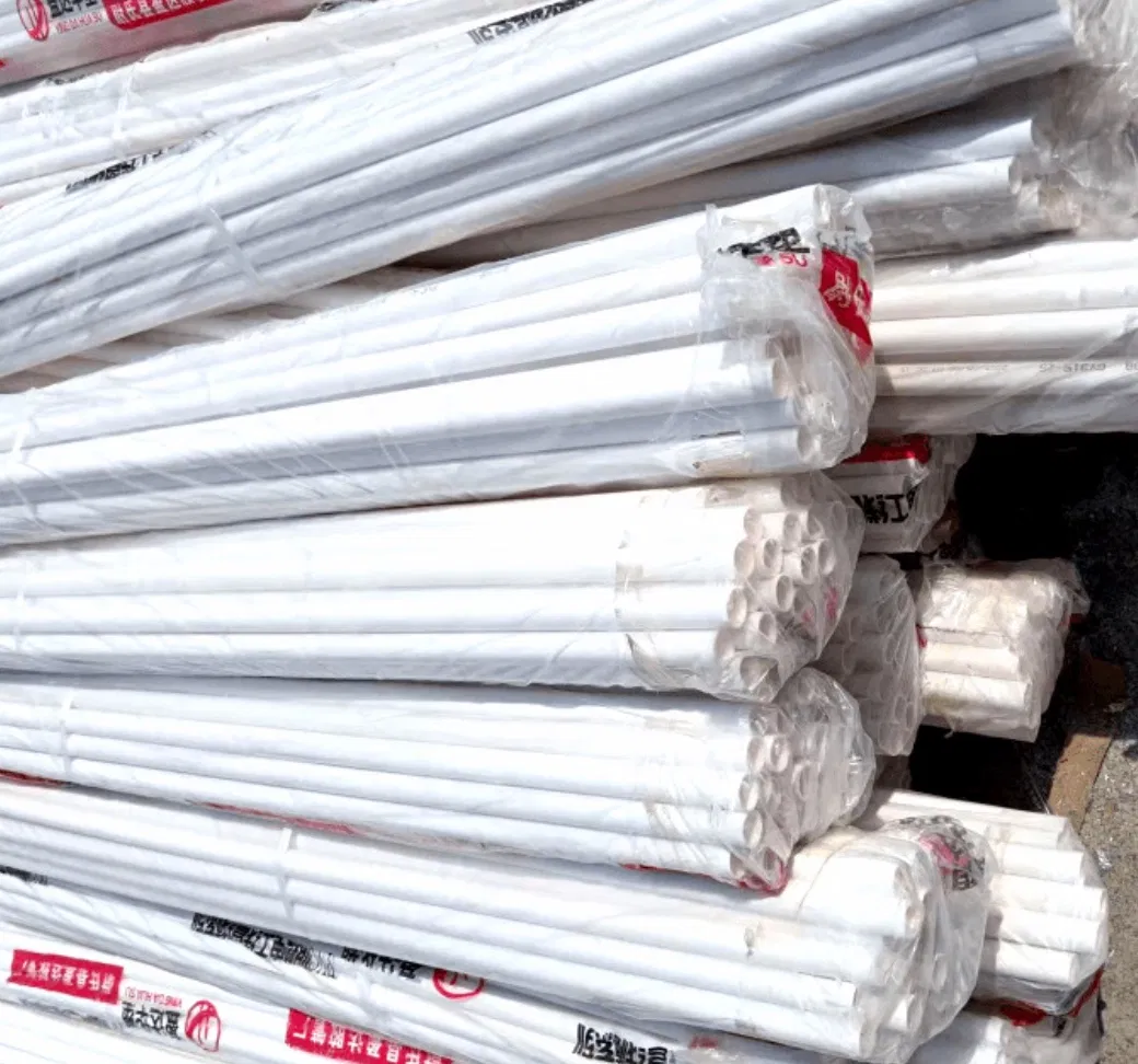 Electrical Pipe PVC Wiring Conduit Flame-Retardant Charging Station Round