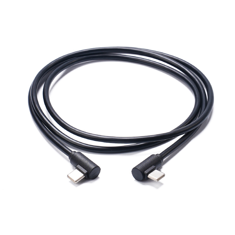 Кабель Type-C 60W с двойным изгибом для быстрой зарядки