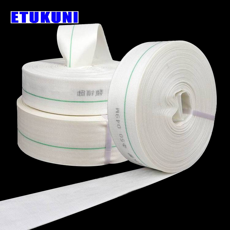 Factory Outlet Water Conservation and Efficient Canvas Weaving Flexible Layflat Garden Irrigation Water Hose for Irrigation System of Farm with Connector