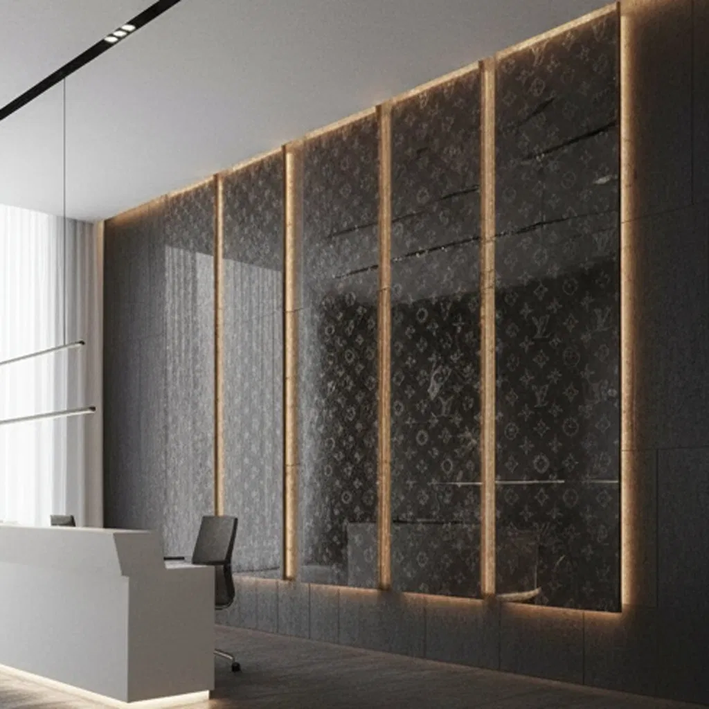 Decorative Laminated Glass Soft Elegance Art Glass for Lighting/Ceiling/Decorative Panel