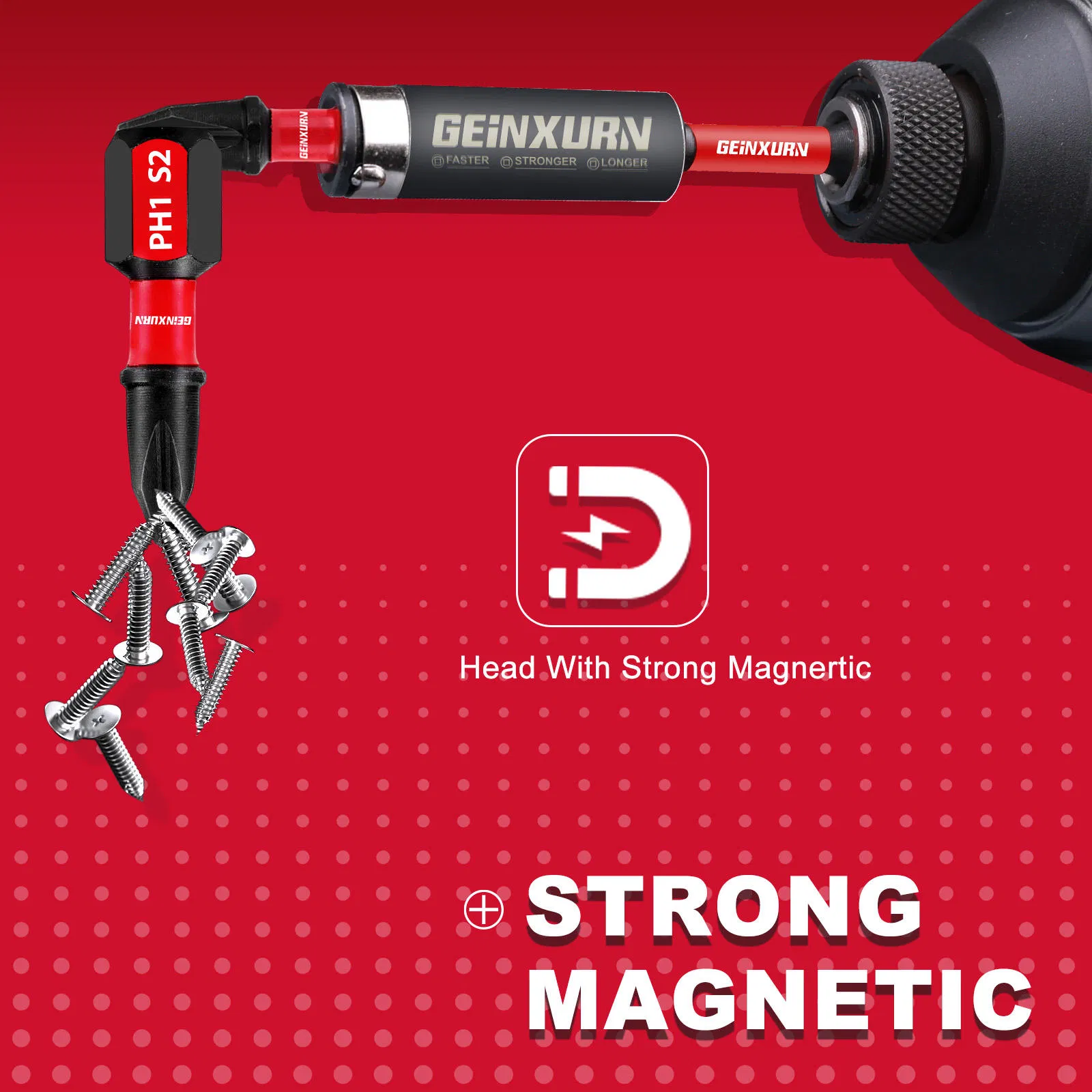 Magnetic Screwdriver Bits 25/50mm pH1-#8 Torx Sq pH SL Bit Holder