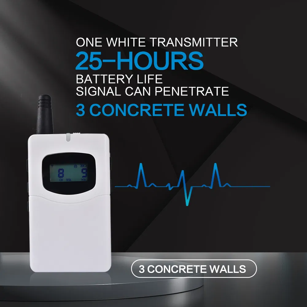 Беспроводная туристическая система гида 70R, 60 часов работы