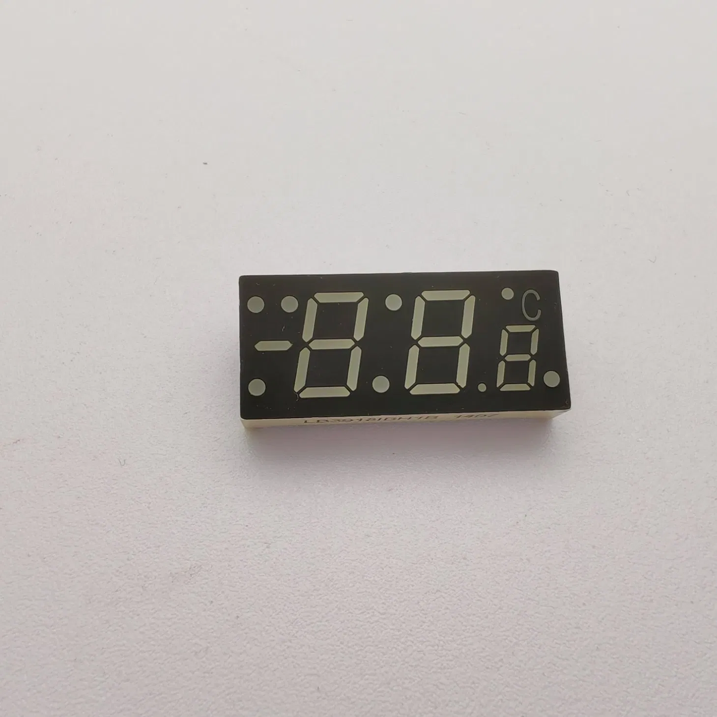 7 Segment Custom Blue LED Display for Temperature Indicator