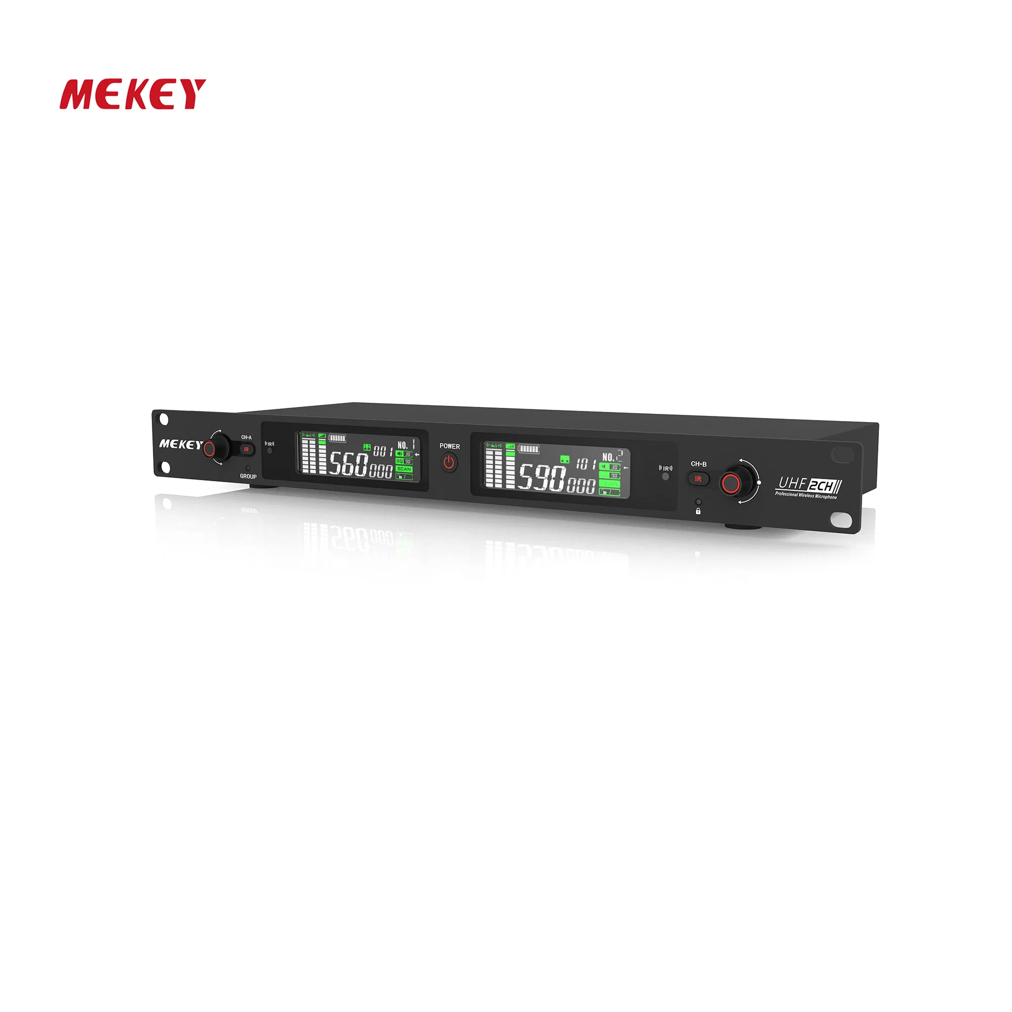 Профессиональная беспроводная ручная микрофонная система Mekey Mi-2811A