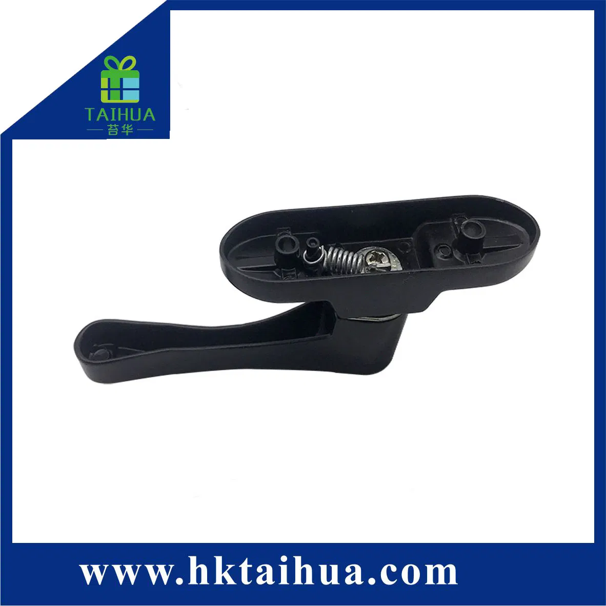 Exquisite Workmanship Zinc Alloy Black Color Sash Sliding Window Crescent Lock