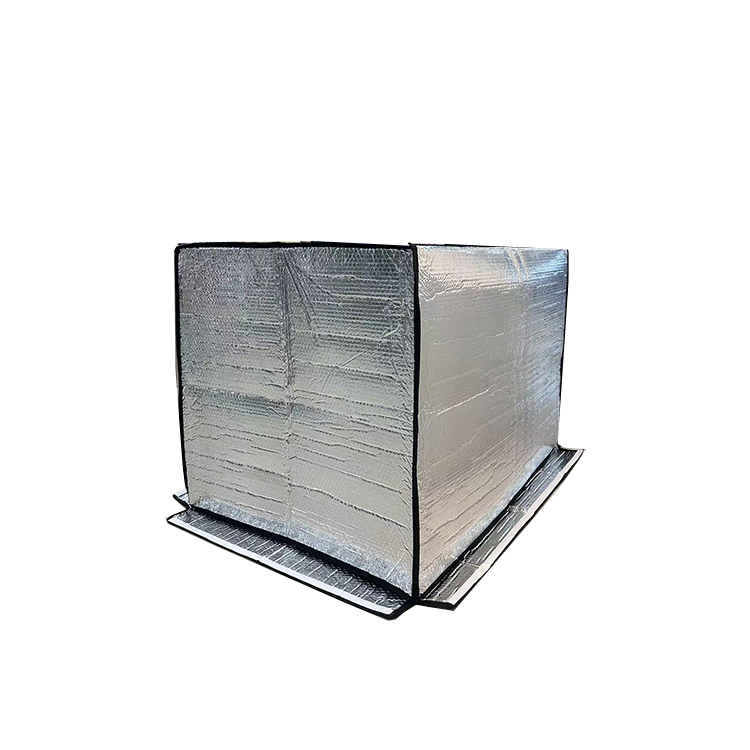 Aluminum Foil Bubble Insulated Thermal Pallet Cover for Cold Chain Shipping