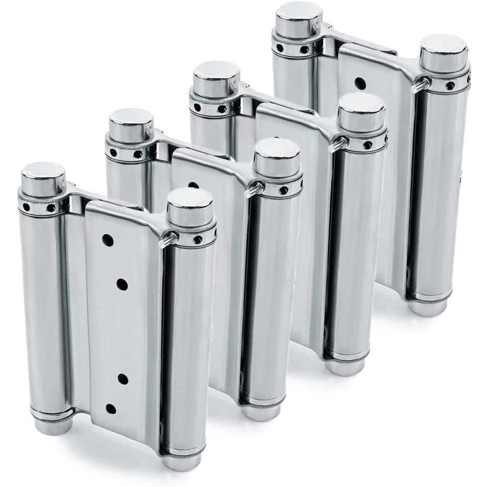 High Quality Heavy Duty Metal Saloon Door Swing Self Closing Double Action Spring Hinge