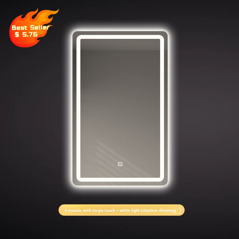 Elegant Irregular Smart Shaped Wall-Mounted Mirror for Makeup and Grooming