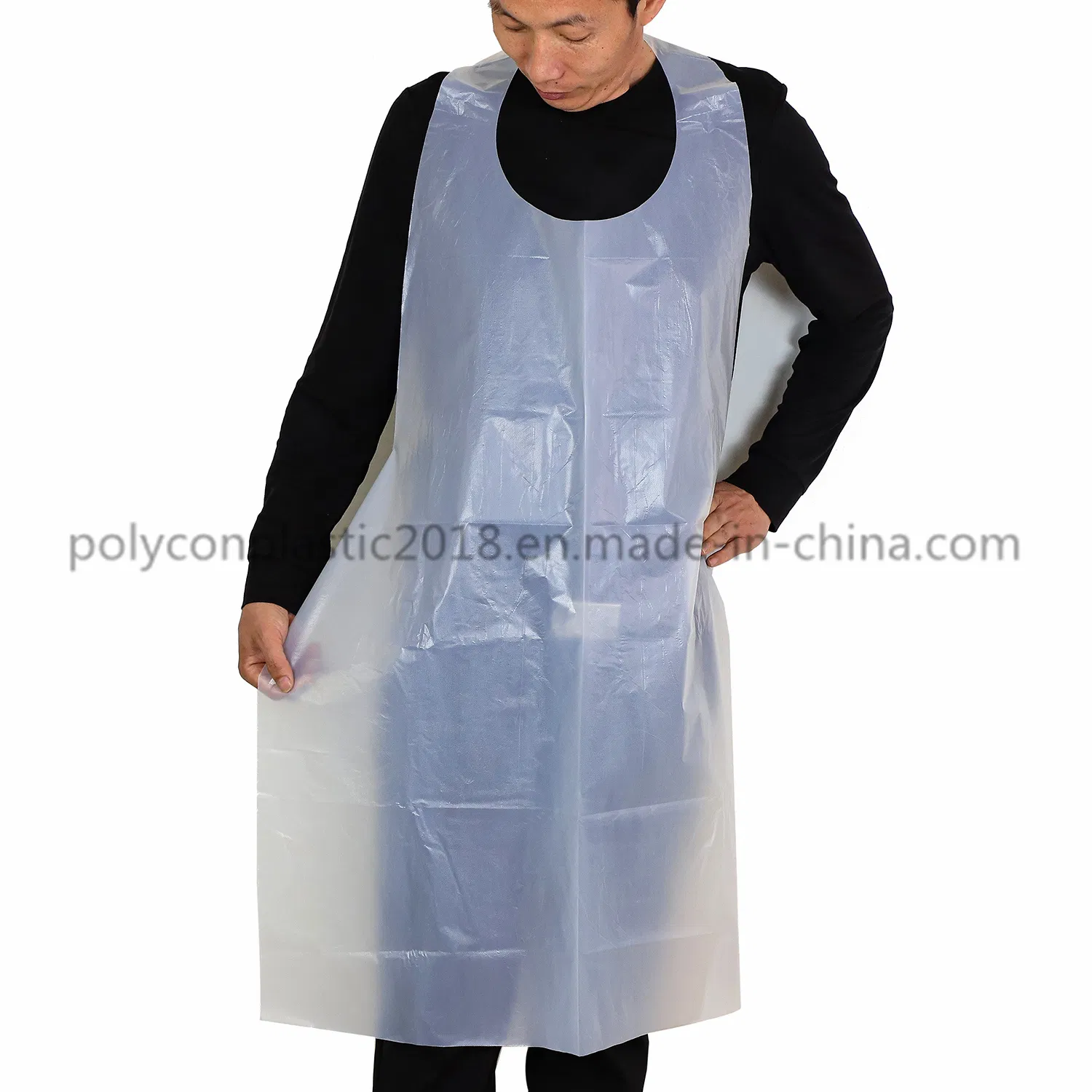 Custom Disposable PE Apron Baking Cooking Hot Sale Products Factory Price