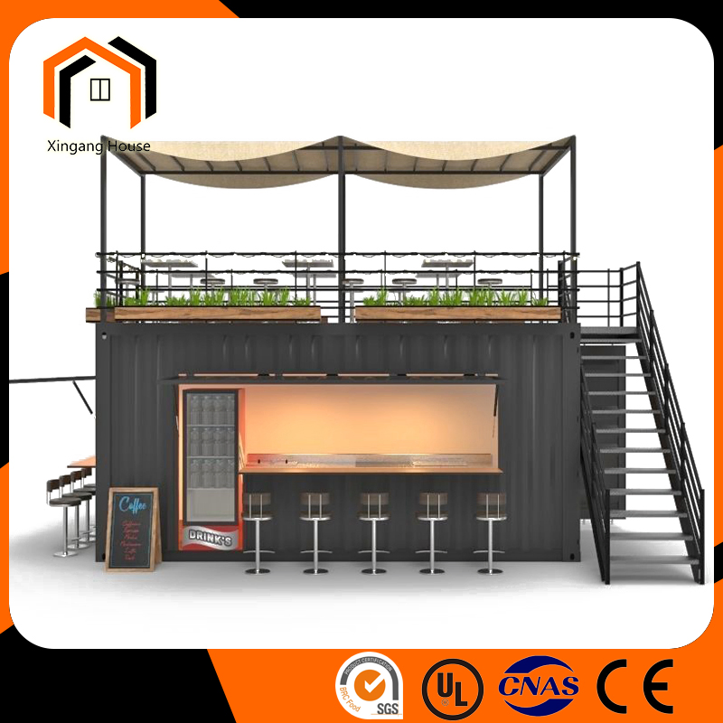 Prefabricated House Factory Price Basic Customization Wooden Building Shipping Container Shop Portable Mobile Modular Prefab Shipping Container Homes