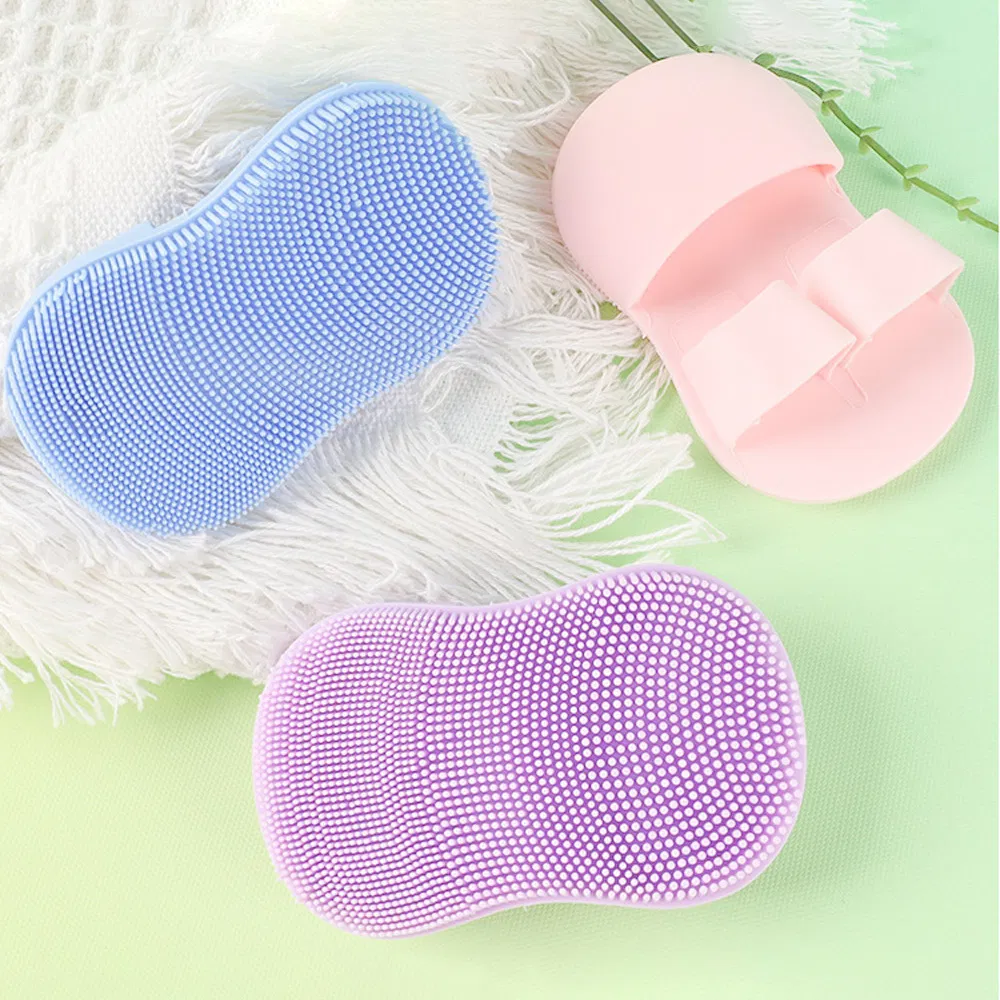 Mini Silicone Facial Pet Skin Care Cleaning Brush Wholesale SPA Face Baby Cleanser Shower Bath Brush