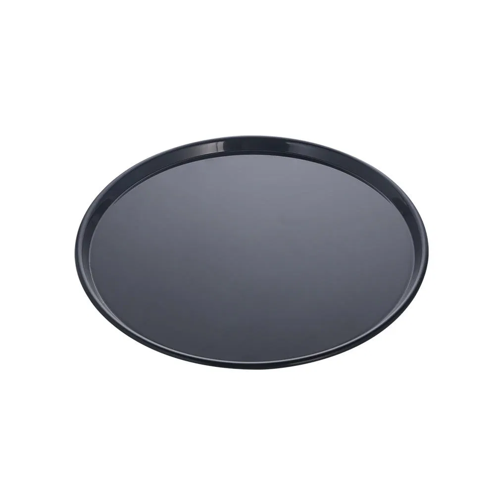 Premium Black Plastic Service Trays - Luxury Style for Restaurants & Homes
