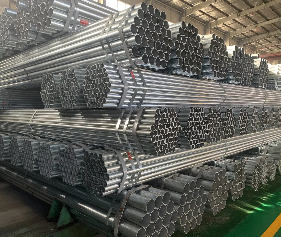 En39 1 1/2" Hot Dipped Galvanized Scaffolding Steel Pipes 3/4/6m Length