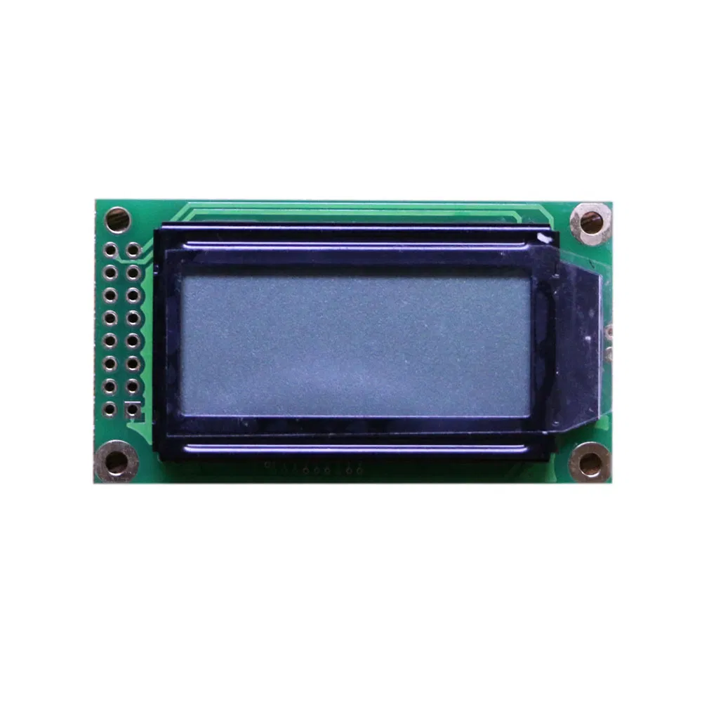 Small Size Monochrome Module 0802 Character 8X2 LCD Display