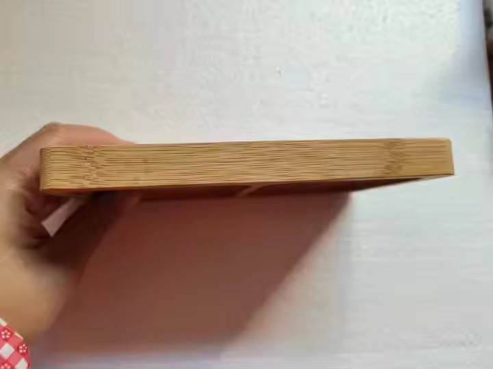 Bamboo Tray with 2 Compartments for Different Items Candy Storage