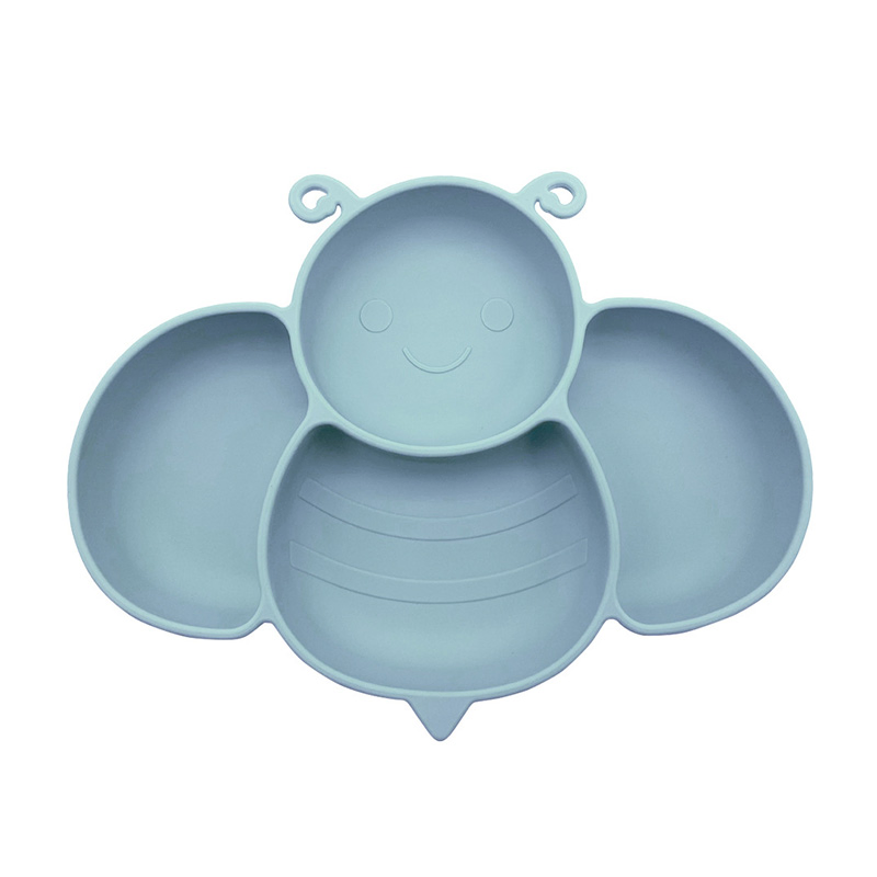 Baby Plates Sets Silicone Feeding Food-Grade FDA Silicone Plate for Babies