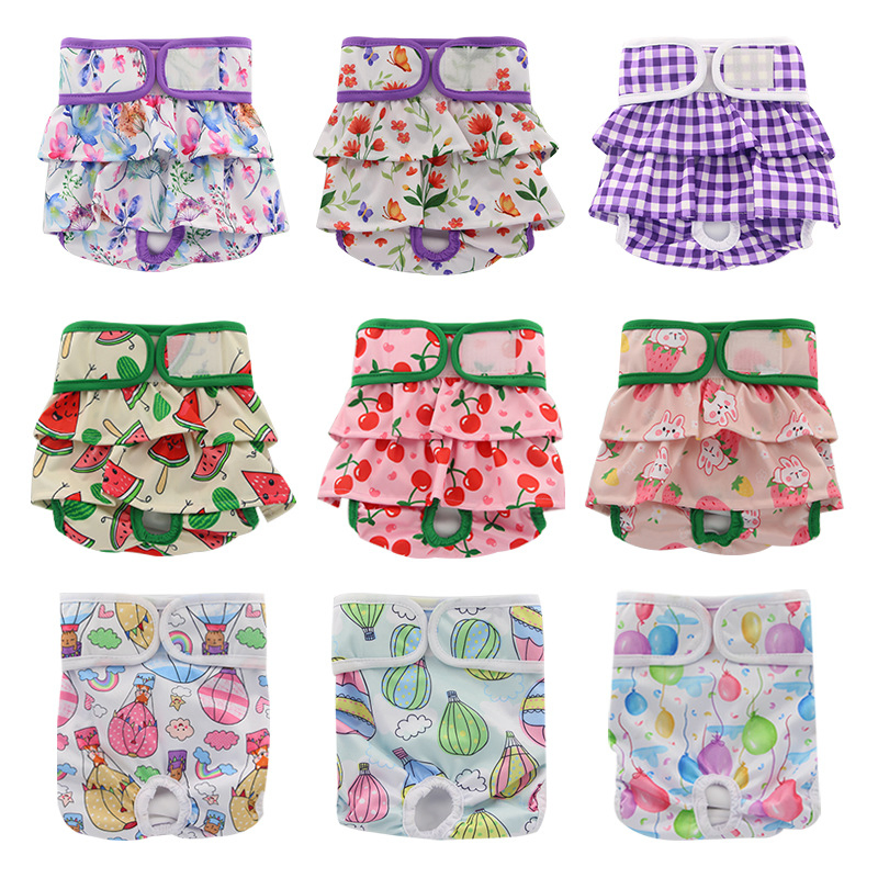 Pet Menstrual Pants in Stock, Female Dog Menstrual Pants, Menstrual Diapers, and Dog Sanitary Pants