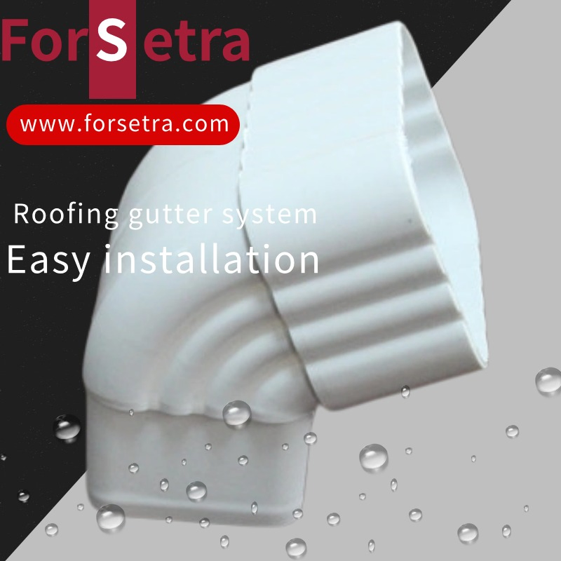 Ghana Plastic Rain Gutters/PVC Rain Tee for Drainage Systems.