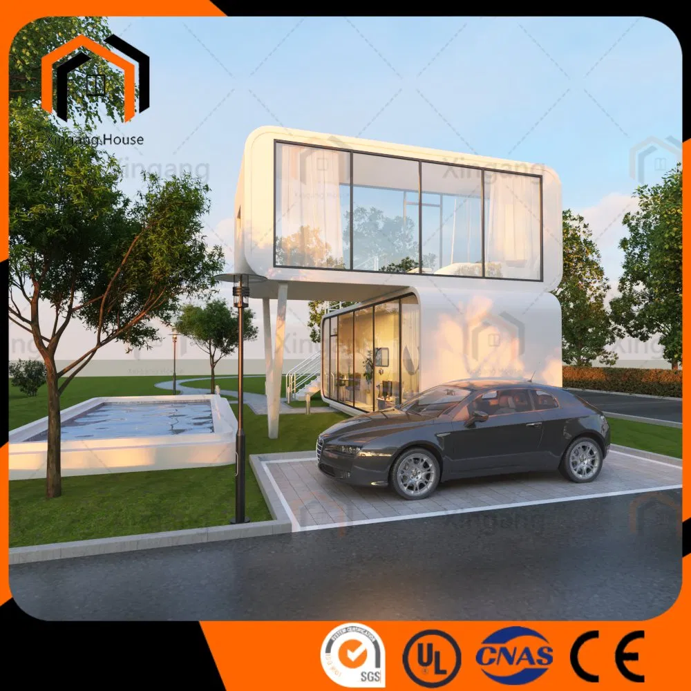 Modular Pod with 2 Bedrooms Customized Container Apple Cabin