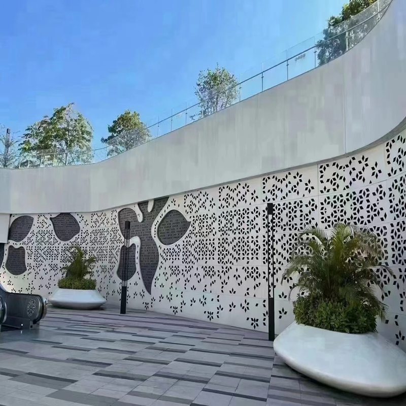 Decorative Aluminum 3D Wall Covering Panels for Facade Enhancement