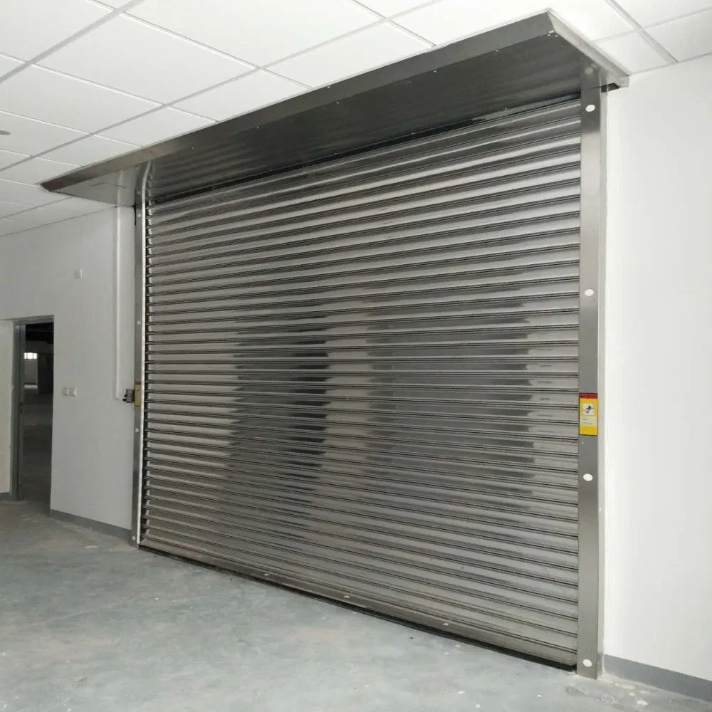Industrial Exterior & Interior Automatic Remote Controlled Automatic Sectional Galvanized Steel Fire Rolling up Roller Doors