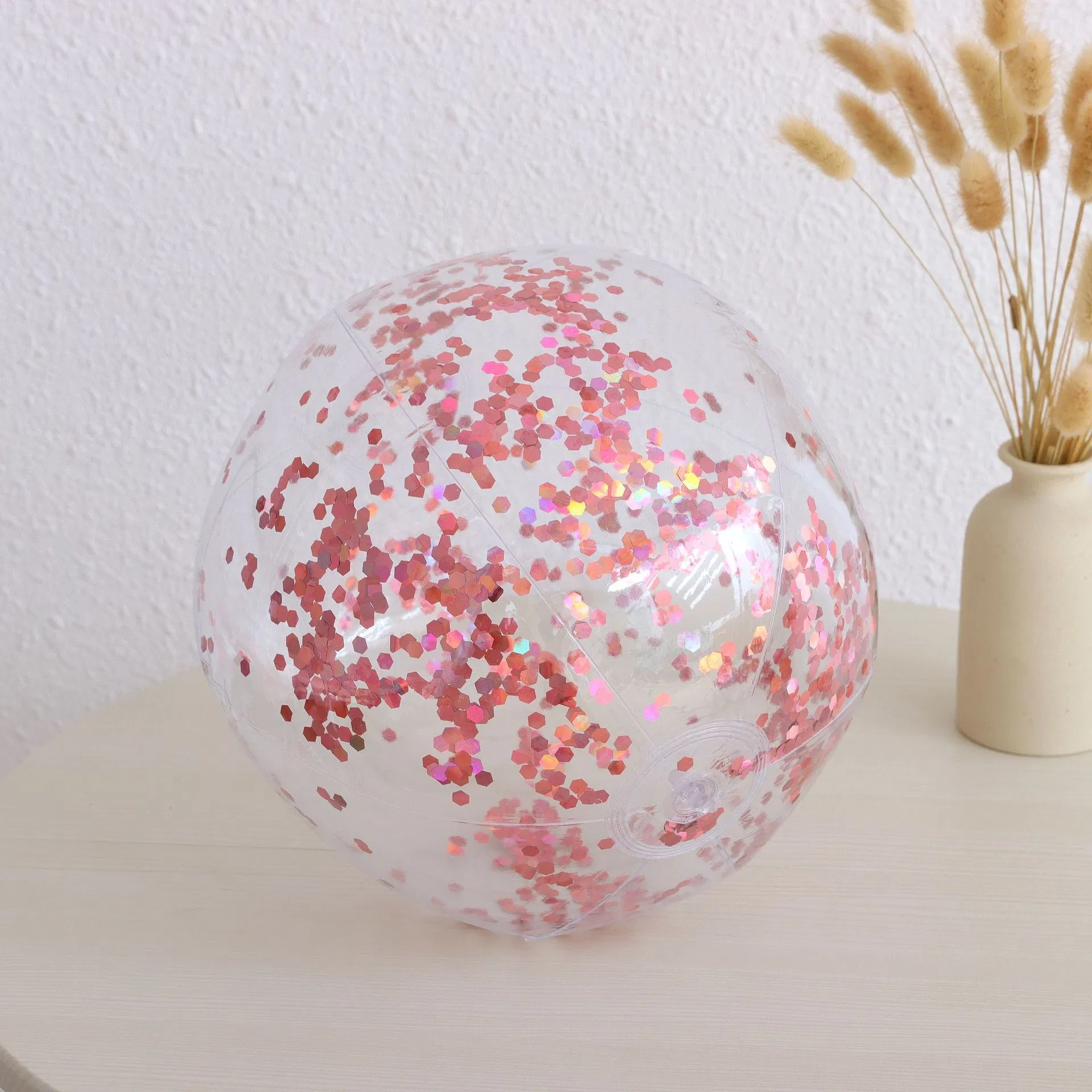 Glittering Inflatable Beach Ball for Weddings and Promotions