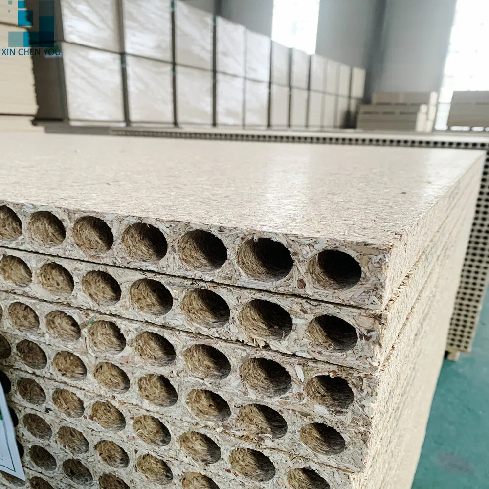 E1 Glue China Factory Hot Selling 35mm Tubular Chipboard Hollow Particle Board
