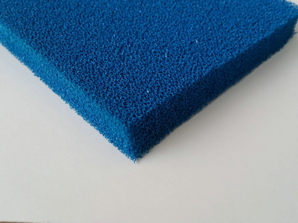Open Cell Silicone Sponge / Foam Sheet with Blue, Yellow, Red Color