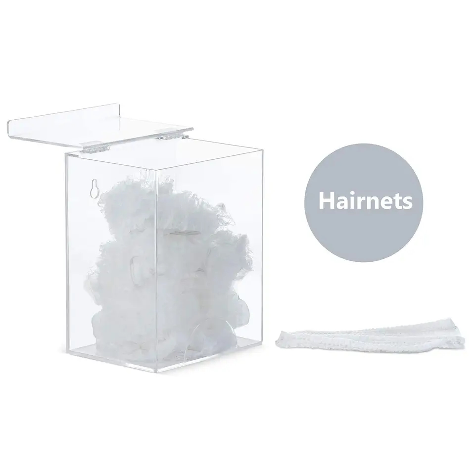 Acrylic Shoes Cover Container Storage Dispenser Holder Standing Wall Mount Box