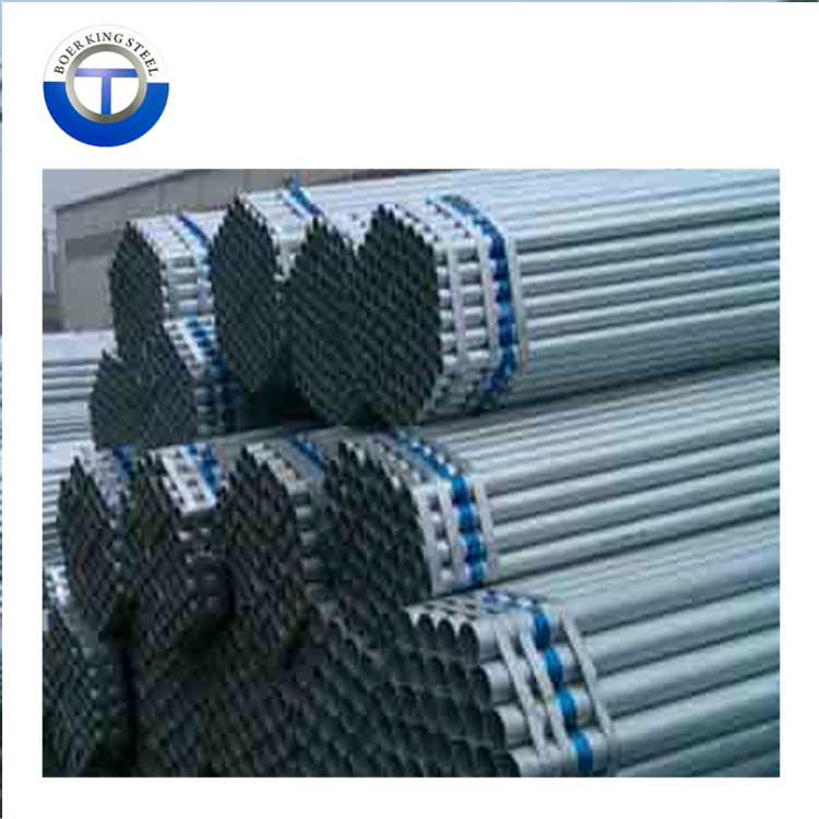 Hot Dipped ASTM A500 S235jr S275jr S355jr Grb Pre-Galvanized Round Steel Ms Pipe