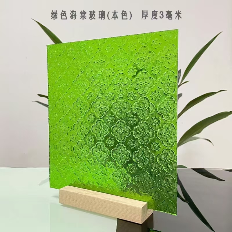 3mm-8mm Clear and Colored Textured Patterned Glass